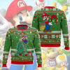 Super Mario Christmas Tree Ugly Sweater