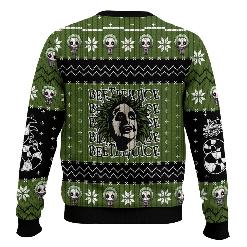 Beetlejuice Ugly Christmas Sweater