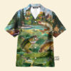 Fishing Special Beautiful Green Pattern - Hawaiian Shirt