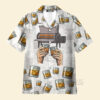 Wine Bourbon I Like Bourbon My Smoker And Maybe 3 People - Hawaiian Shirt