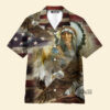 Native American Proud Eagle Cool - Hawaiian Shirt