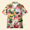 Wine Drinking Wine Colorful Style - Hawaiian Shirt