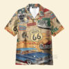 Amazing Vintage Muscle Car On Route 66 Vacation - Hawaiian Shirt