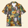 Wine Rum Drinking Tropical Art - Gift For Men And Women - Hawaiian Shirt