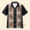 Skull Playing Card Black Version - Hawaiian Shirt