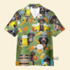 Dachshund Drinking Beer - Hawaiian Shirt