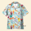 Wine Cocktail And Beach Tropical - Hawaiian Shirt