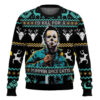 Michael Myers Ugly Christmas Sweater, Halloween Ugly Christmas Sweater