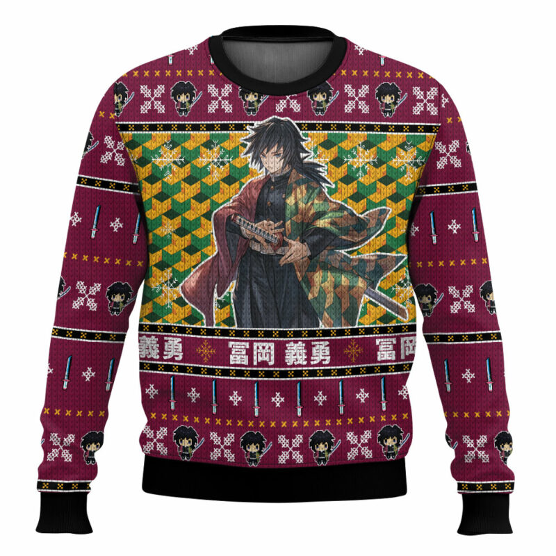 Giyu Tomioka Demon Slayer Ugly Christmas Sweater