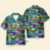 Corvette Car Colorful Tropical - Gift For Corvette Car Lovers - Hawaiian Shirts