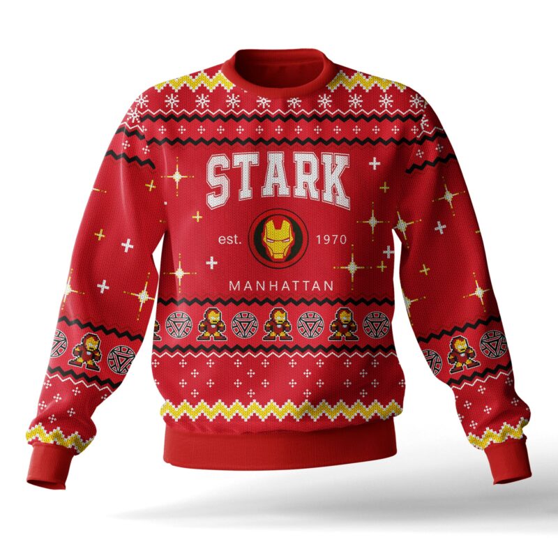 Tony Stark IRM Marvel Ugly Sweater