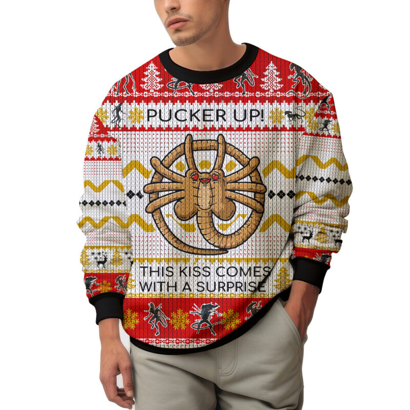 TRS x Facehugger Meme Ugly Sweater