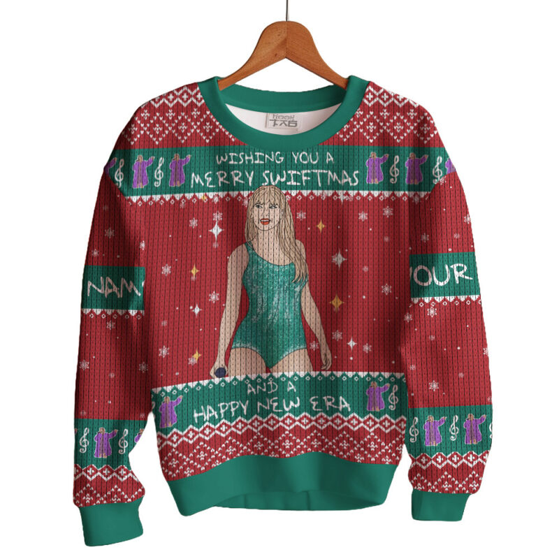 Merry Swiftmas Custom Ugly Sweater