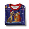 Lady and The Tramp Spaghetti Ugly Sweater