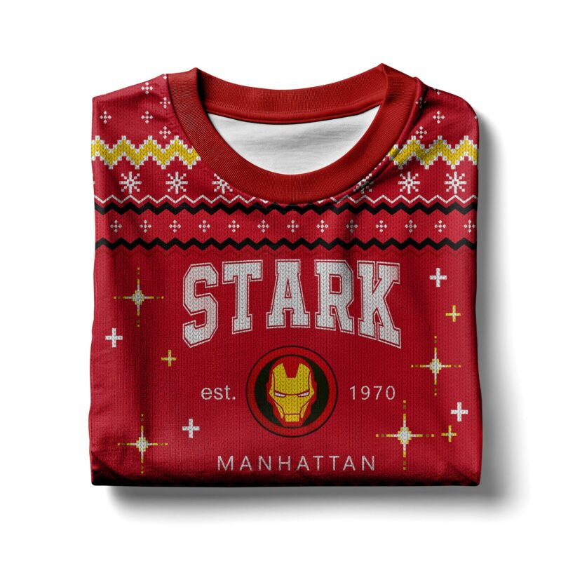 Tony Stark IRM Marvel Ugly Sweater