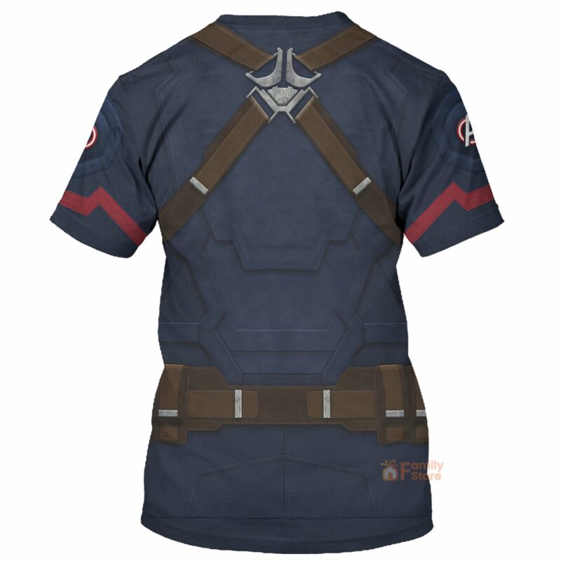 Captain America Avengers Age Of Ultron T-shirt, Costume T-shirt