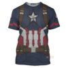 Captain America Avengers Age Of Ultron T-shirt, Costume T-shirt