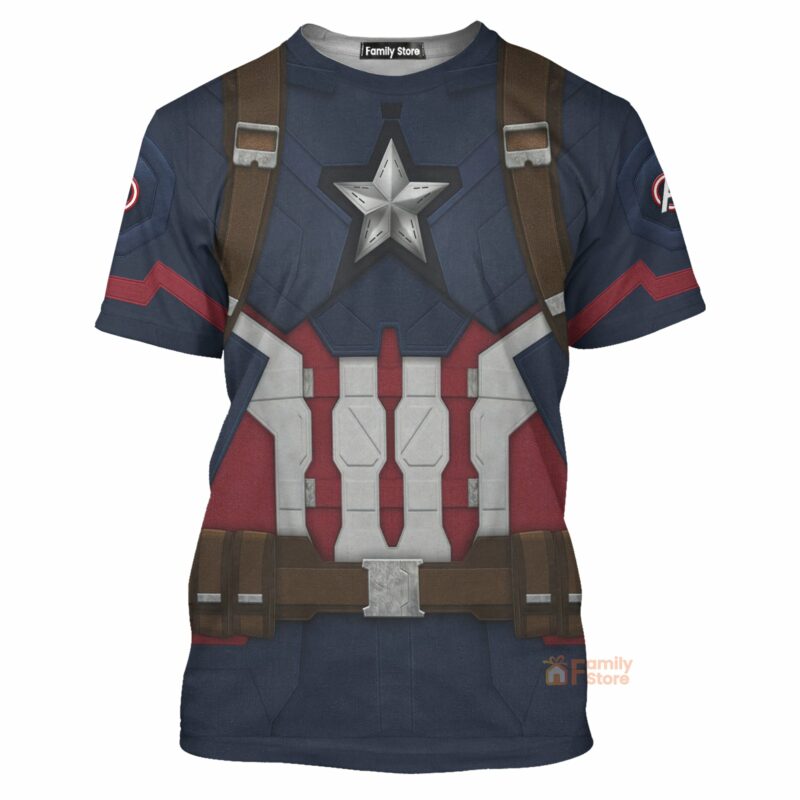 Captain America Avengers Age Of Ultron T-shirt, Costume T-shirt