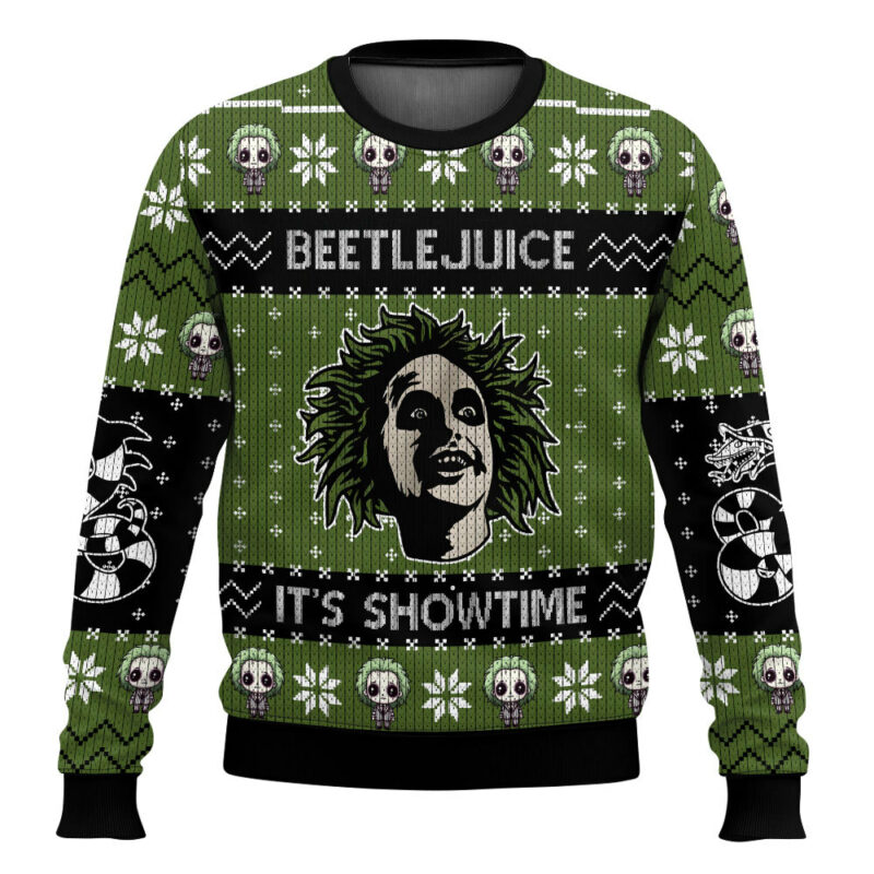 Beetlejuice Ugly Christmas Sweater