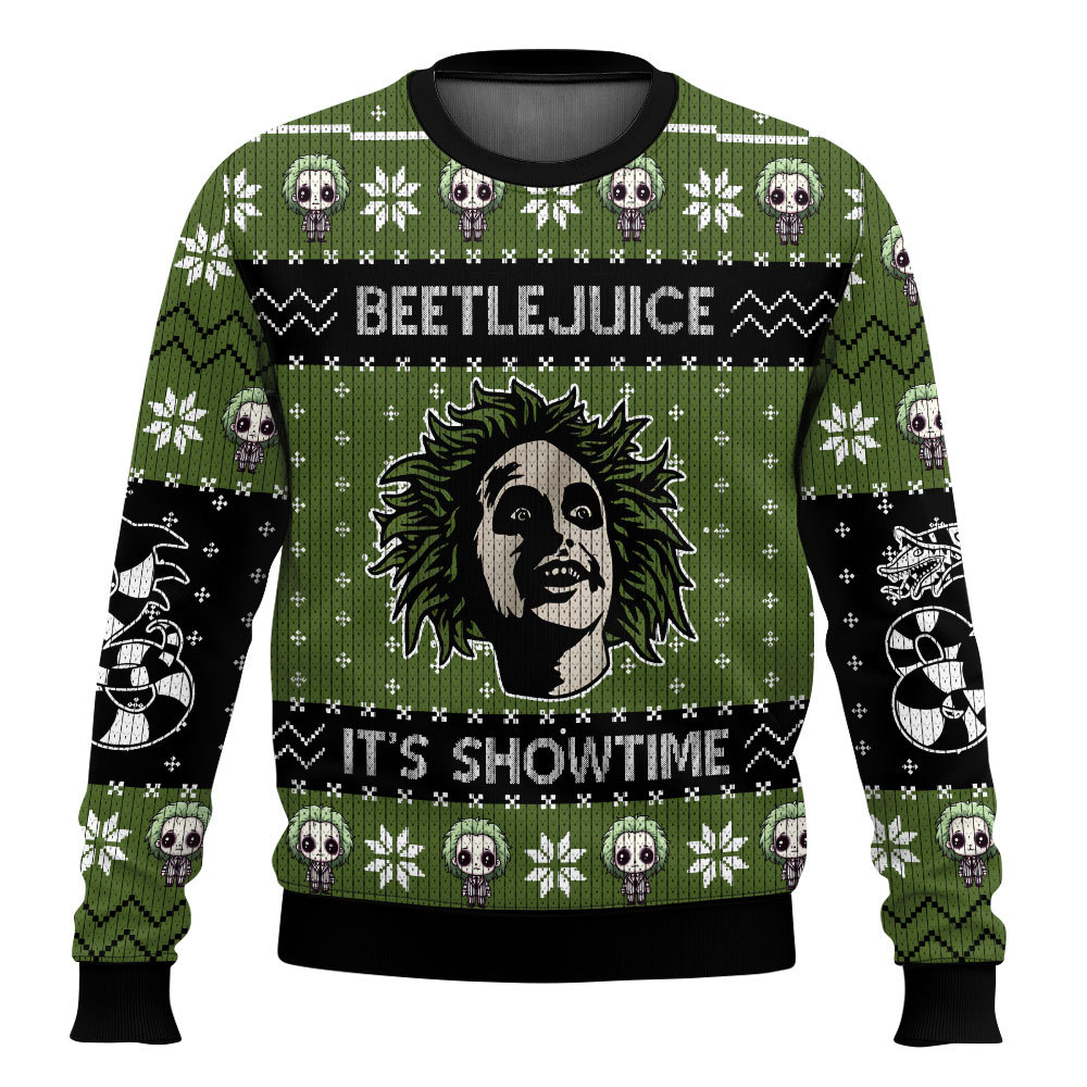 Beetlejuice Ugly Christmas Sweater