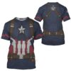 Captain America Avengers Age Of Ultron T-shirt, Costume T-shirt