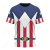 MMPR Patriotism Four Of July T-Shirt