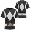 Mighty Morphin Black T-shirt ,Power Rangers T-shirt