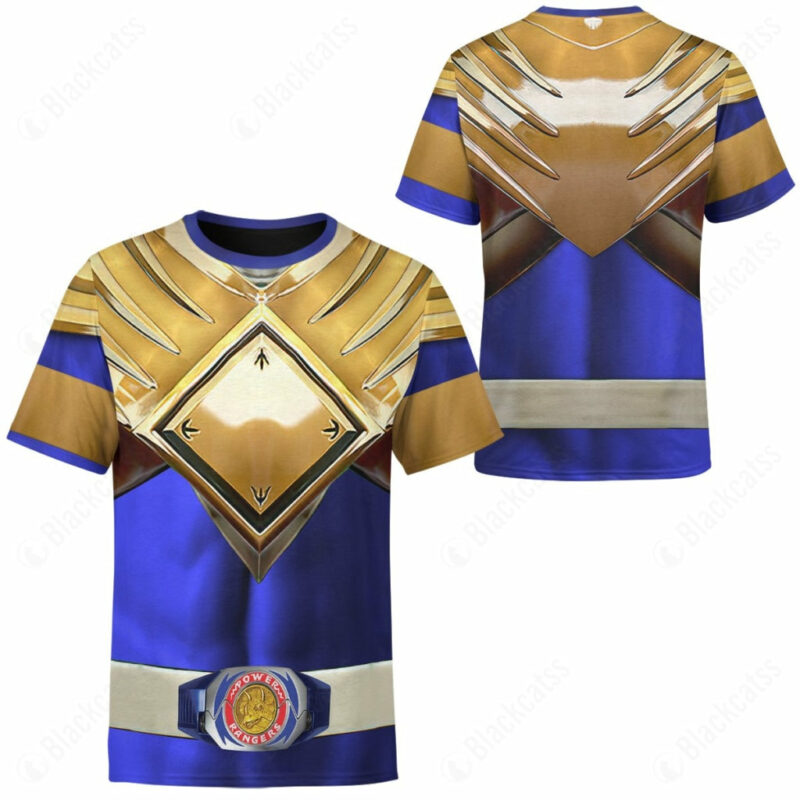 Mighty Morphin Blue T-shirt ,Power Rangers T-shirt