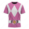 Mighty Morphin Pink T-shirt ,Power Rangers T-shirt