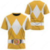 Mighty Morphin Yellow T-shirt ,Power Rangers T-shirt