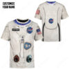 NASA Armstrong Space Suit Name T-Shirt