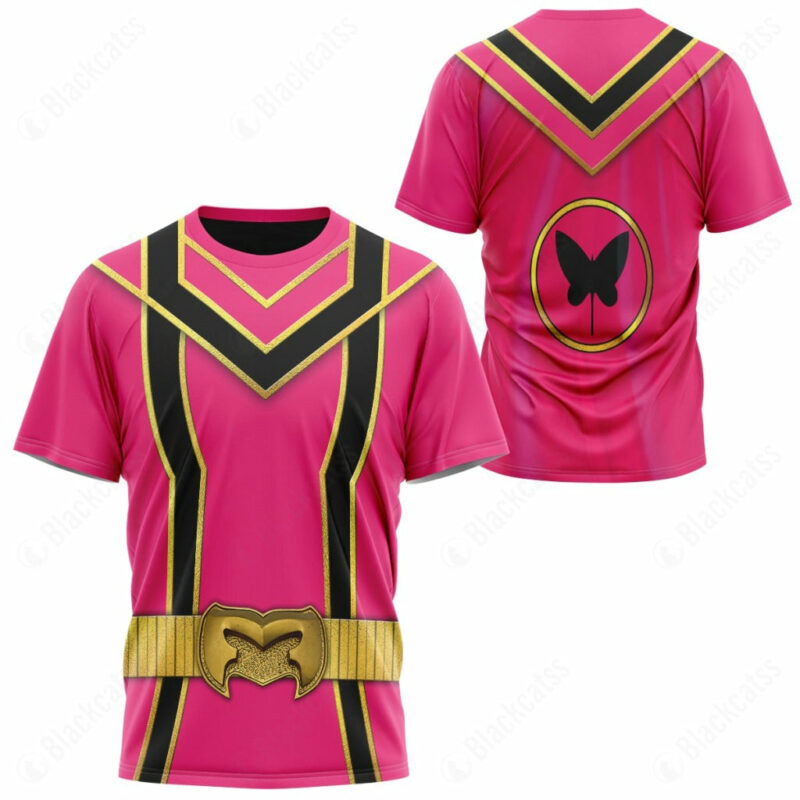 Pink Power Rangers Mystic Force T-shirt ,Power Rangers T-shirt