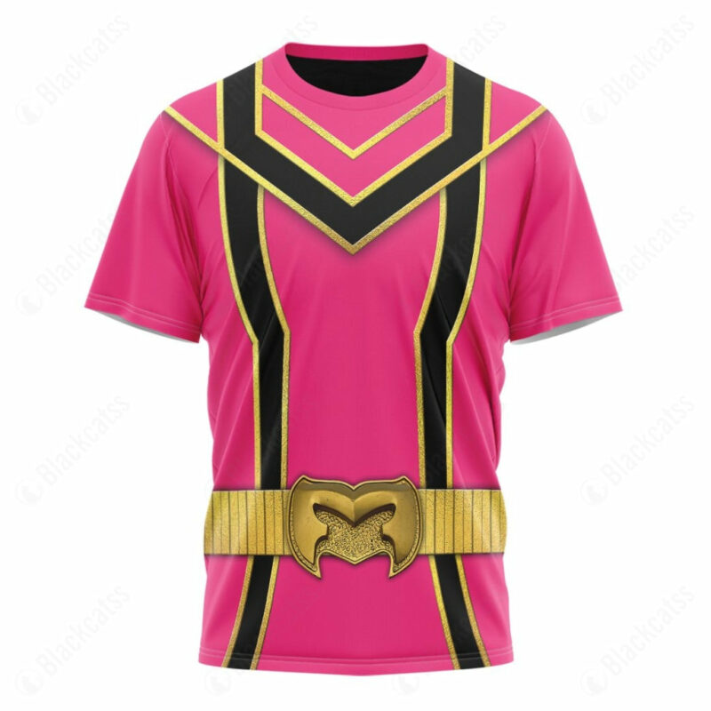 Pink Power Rangers Mystic Force T-shirt ,Power Rangers T-shirt