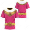 Pink Power Rangers Zeo T-shirt ,Power Rangers T-shirt