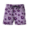 Gengar Pattern Pokemon Board Shorts Swim Trunks