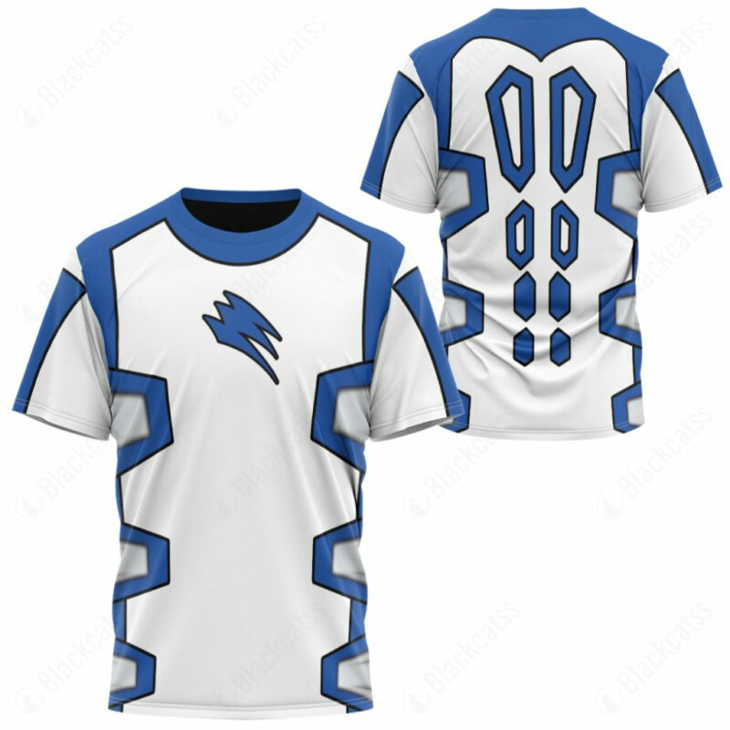 Power Rangers Jungle Fury Blue Ranger T-shirt, Power Rangers T-shirt