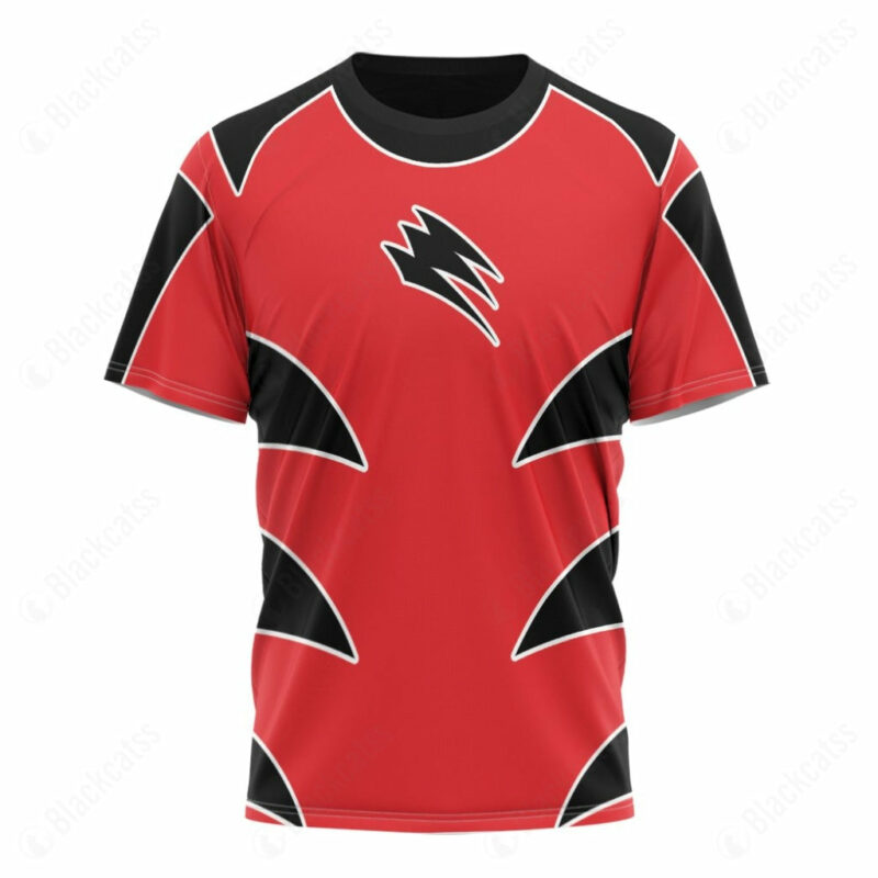 Power Rangers Jungle Fury Red Ranger T-shirt, Power Rangers T-shirt