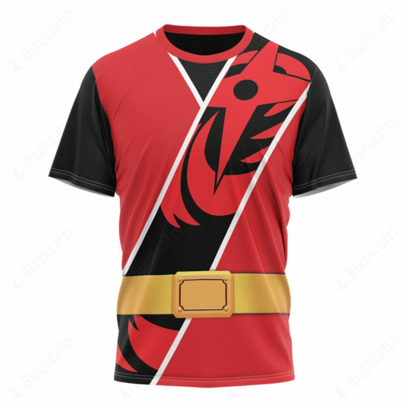 Power Rangers Ninja Steel Red Ranger T-shirt, Power Rangers T-shirt