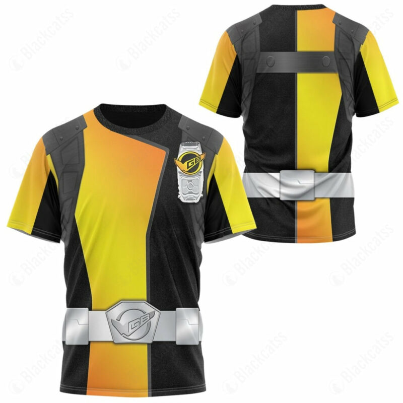 Power Rangers Beast Morphers Gold T-shirt ,Power Rangers T-shirt