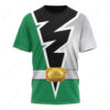 Power Rangers Dino Fury Green Ranger T-shirt ,Power Rangers T-shirt