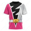 Power Rangers Dino Fury Pink Ranger T-shirt ,Power Rangers T-shirt