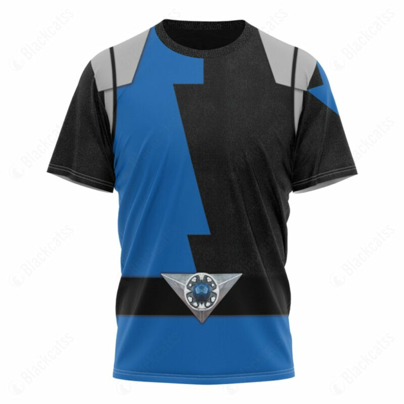 Power Rangers HyperForce Blue T-shirt ,Power Rangers T-shirt