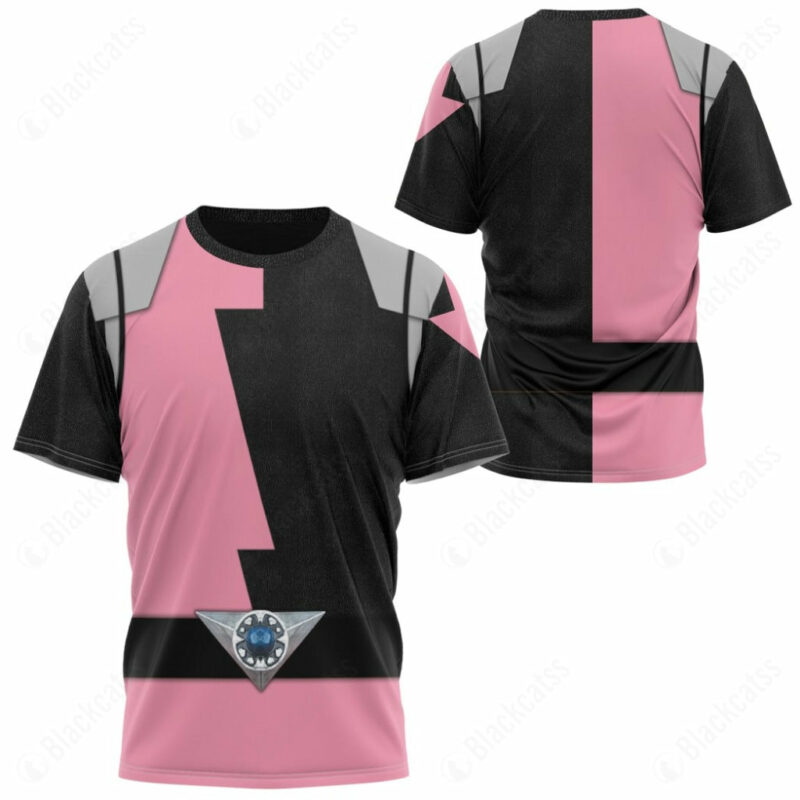 Power Rangers HyperForce Pink T-shirt ,Power Rangers T-shirt