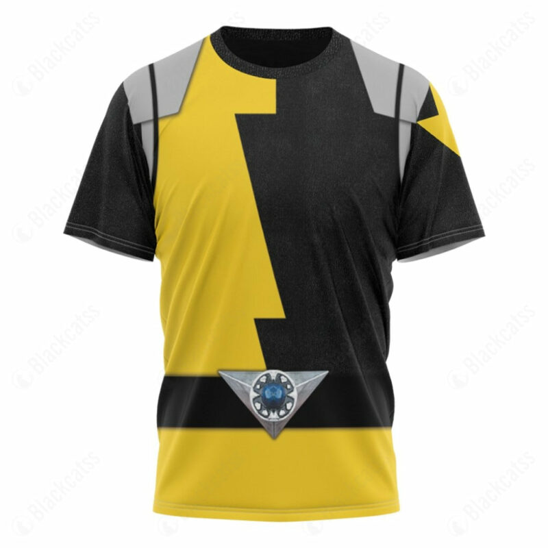 Power Rangers HyperForce Yellow T-shirt ,Power Rangers T-shirt