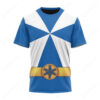 Power Rangers Lightspeed Rescue Blue Ranger T-shirt ,Power Rangers T-shirt