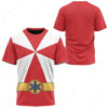 Power Rangers Lightspeed Rescue Red Ranger T-shirt ,Power Rangers T-shirt