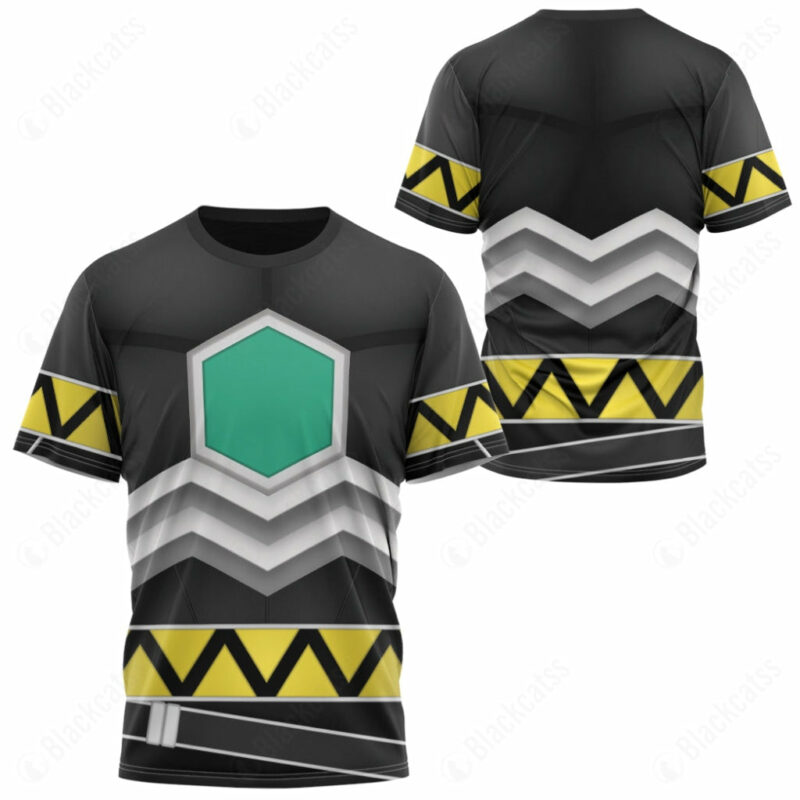 Power Rangers Lost Galaxy Allies Magna Defender T-shirt ,Power Rangers T-shirt