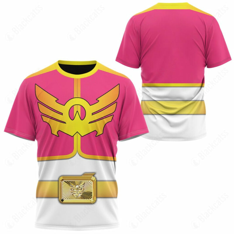 Power Rangers Megaforce Pink Ranger T-shirt ,Power Rangers T-shirt