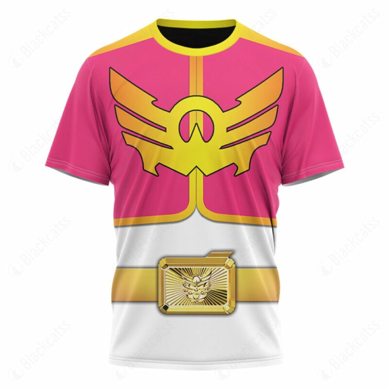 Power Rangers Megaforce Pink Ranger T-shirt ,Power Rangers T-shirt