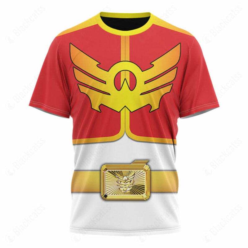 Power Rangers Megaforce Red Ranger T-shirt ,Power Rangers T-shirt